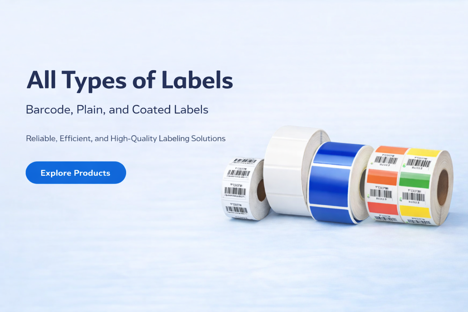 Colour Coated Barcode Label Sticker Manufacture in Delhi